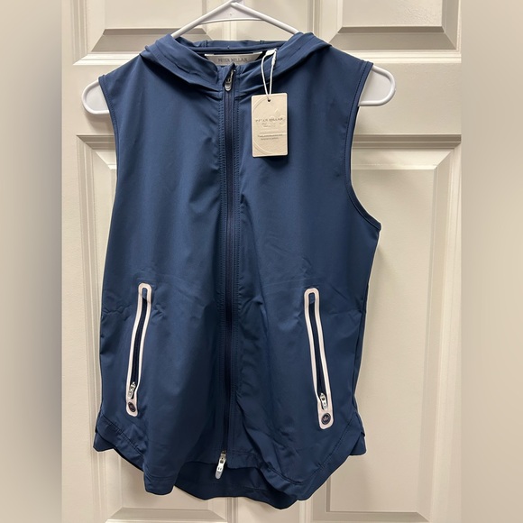 NWT FREE SHIPPING Peter Millar hooded lightweight vest - Picture 1 of 9